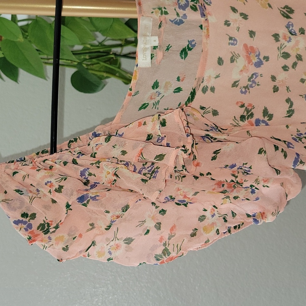 LoveShackFancy Silk Drees Size 8 - image 5